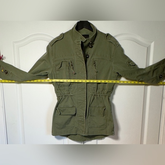 Sam Edelman | Army Green Military Jacket | Women's Extra Small (XS) - Picture 3 of 9